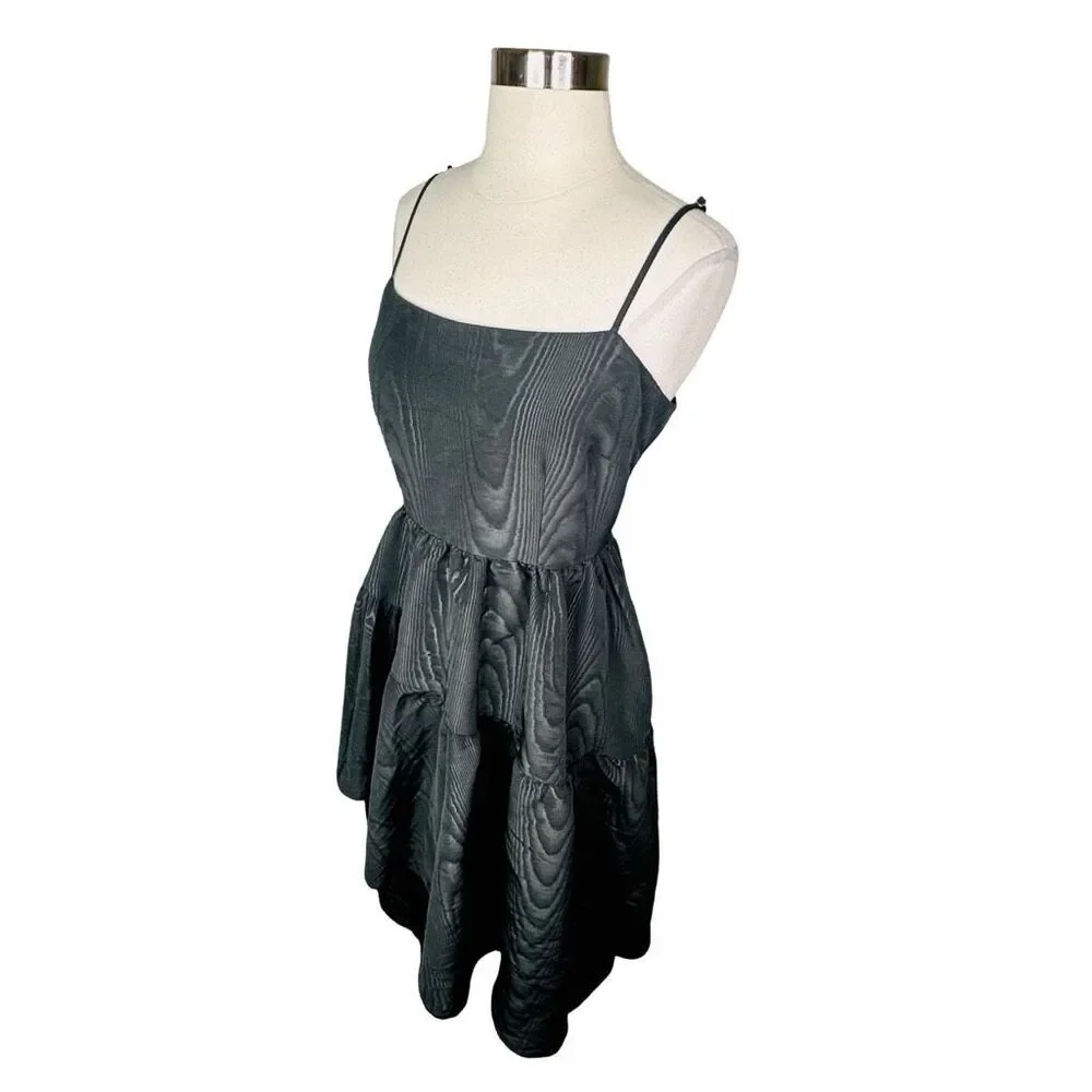 Kate Spade x Target Tiered Ruffle Midi Dress - Black - Size Large